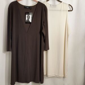Attitudes By Renee  2 pc Tunic Set NWT Women's